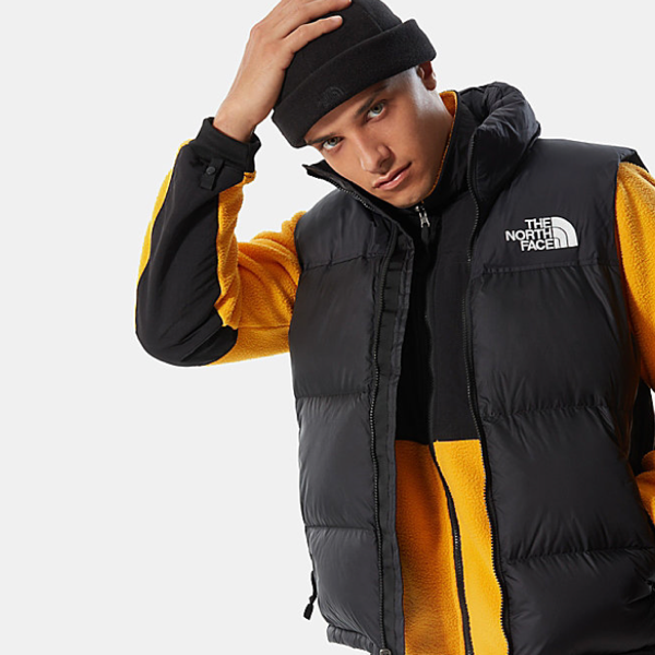 MENS 1996 retro Nupste vest  recycled TNF Black